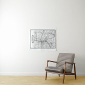 Atlanta Kaart Wandkleed (In Situ (horizontaal))
