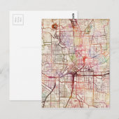 atlanta-kaartschilderij briefkaart (Voorkant / Achterkant)