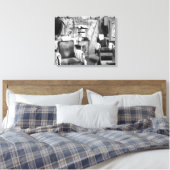 Atlanta Kapperszaak, 1936 Canvas Afdruk (Insitu (Slaapkamer))