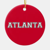 Atlanta Keramisch Ornament (Voorkant)