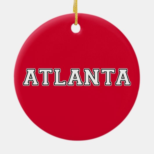 Atlanta Keramisch Ornament (Achterkant)