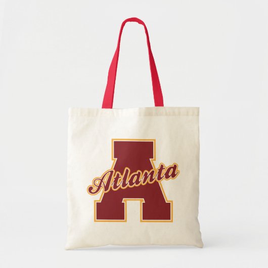 Atlanta Letter Tote Bag (Voorkant)
