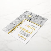 Atlanta Love Locator | Stadsweddenschap Folie Uitnodiging (Gedraaid)