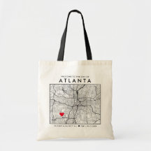 Atlanta Love Locator | Welkom Stadskaartje
