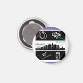 Atlanta magnet (Voorkant / Achterkant)