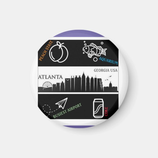 Atlanta magnet (Voorkant)