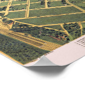  Atlanta Map, 1882, Replica Poster (Hoek)