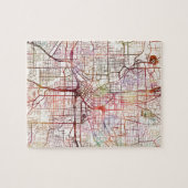 atlanta map painting legpuzzel (Horizontaal)