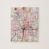 atlanta map painting legpuzzel (Verticaal)