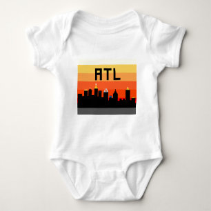 Atlanta met 8 bits Skyline ATL Romper