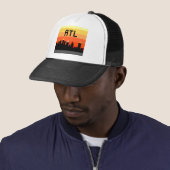 Atlanta met 8 bits Skyline ATL Trucker Pet (In situ)
