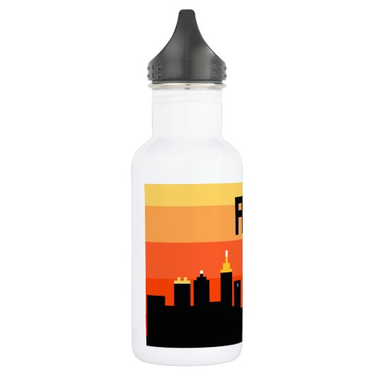 Atlanta met 8 bits Skyline ATL Waterfles (Links)