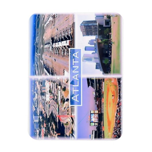 Atlanta - Mosaic - Verenigde Staten - Magneet (Verticaal)