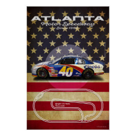 Atlanta Motor Speedway Perfect Poster