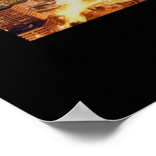 Atlanta Night Poster (Hoek)