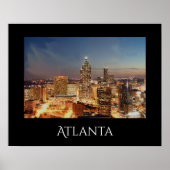 Atlanta Night Poster (Voorkant)