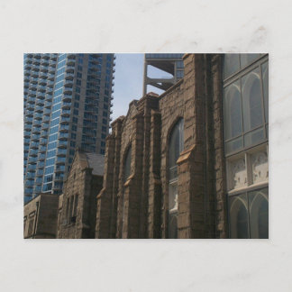 Atlanta oud versus nieuw briefkaart