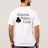 Atlanta Poker Club T-Shirt Classic Logo (Achterkant)