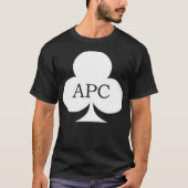 Atlanta Poker Club White APC Club  T-shirt (Voorkant)