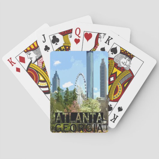 Atlanta Pokerkaarten (Achterkant)