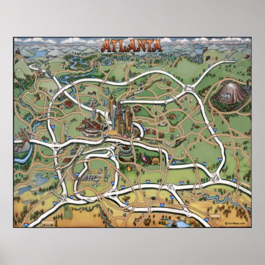 Atlanta Poster (Voorkant)