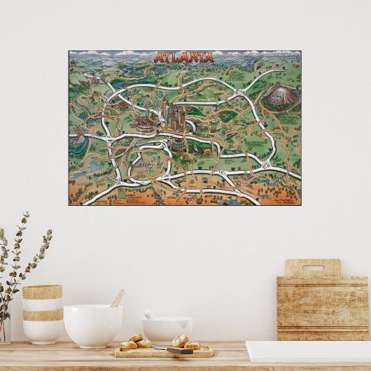 Atlanta Poster (Keuken)