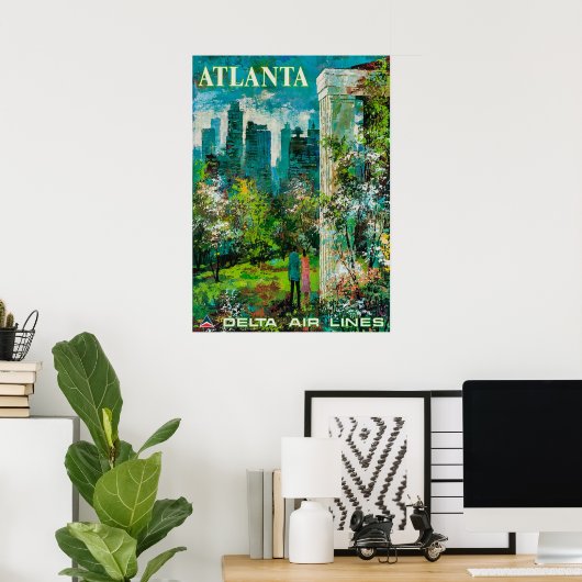 ATLANTA POSTER (Thuiskantoor)