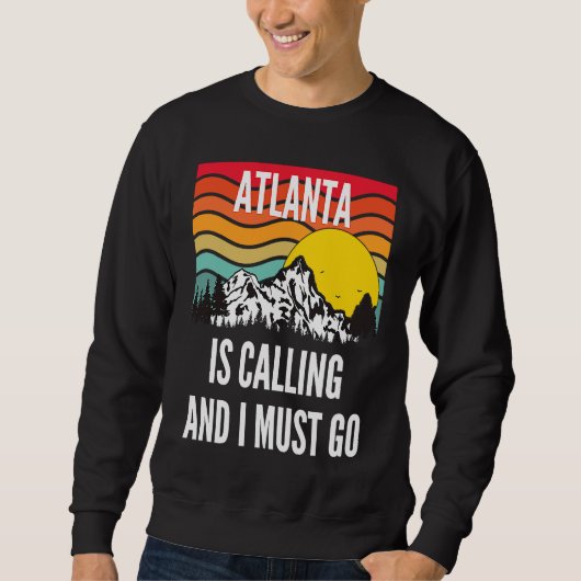 Atlanta roept en ik moet gaan, Wavy Sunset Desi Trui (Voorkant)