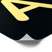 Atlanta, romantische zonsondergang over de stad, r poster (Hoek)