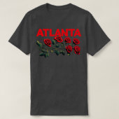 Atlanta Rozen TShirt (Design voorkant)