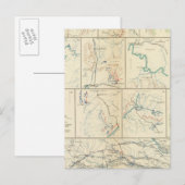 Atlanta-Savannah march Briefkaart (Voorkant / Achterkant)