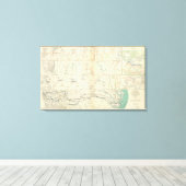 Atlanta-Savannah march Canvas Afdruk (Insitu (Houten vloer))