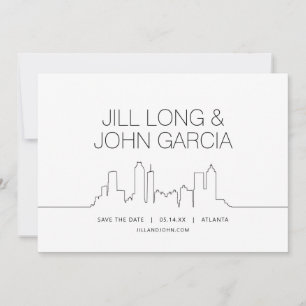 Atlanta Save the Date Kaart
