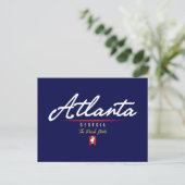 Atlanta Script Briefkaart (Staand voorkant)