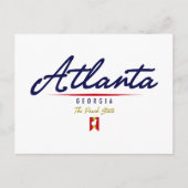 Atlanta Script Briefkaart (Voorkant)