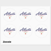 Atlanta Script Ronde Sticker (Vel)