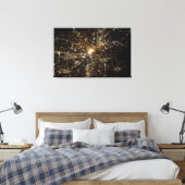 Atlanta Shines at Night Canvas Afdruk (Insitu (Slaapkamer))