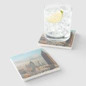 Atlanta Skyline, Atlanta Skyline Stenen Onderzetter (Zijkant)