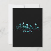 Atlanta Skyline Bedankkaart (Voorkant)