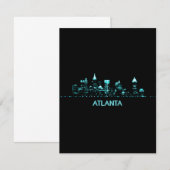 Atlanta Skyline Bedankkaart (Voorkant / Achterkant)