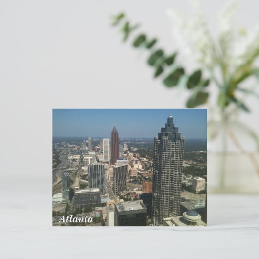 Atlanta skyline briefkaart (Staand voorkant)