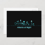 Atlanta Skyline Briefkaart (Voorkant / Achterkant)