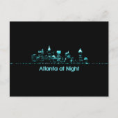 Atlanta Skyline Briefkaart (Voorkant)