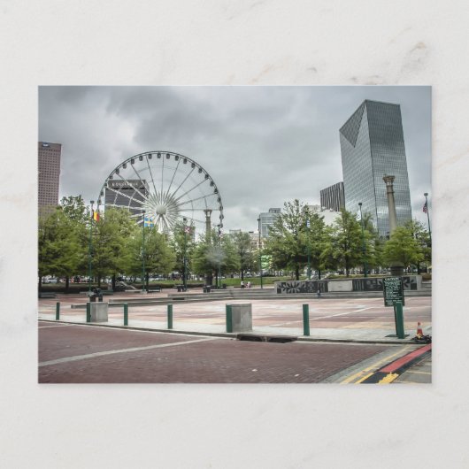Atlanta Skyline Briefkaart (Voorkant)