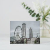 Atlanta Skyline Briefkaart (Staand voorkant)