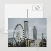 Atlanta Skyline Briefkaart (Voorkant / Achterkant)