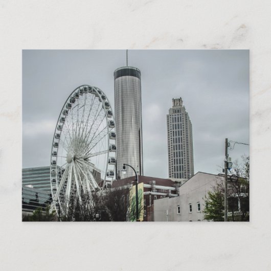 Atlanta Skyline Briefkaart (Voorkant)