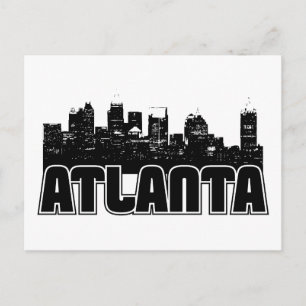 Atlanta Skyline Briefkaart