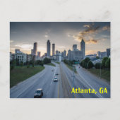 Atlanta Skyline Briefkaart (Voorkant)