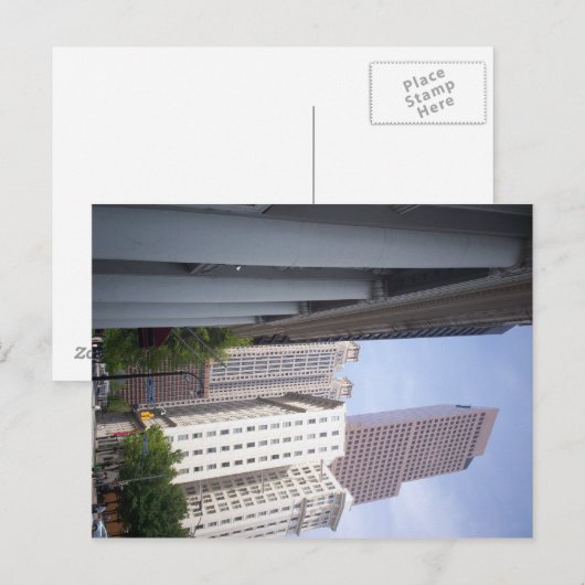 Atlanta skyline briefkaart (Voorkant / Achterkant)